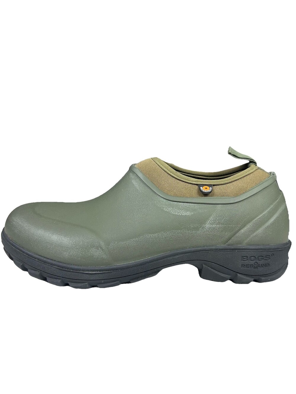 BOGS Men's Sauvie Slip On Waterproof Clog Size 9 Green Black Durafresh 72207-302